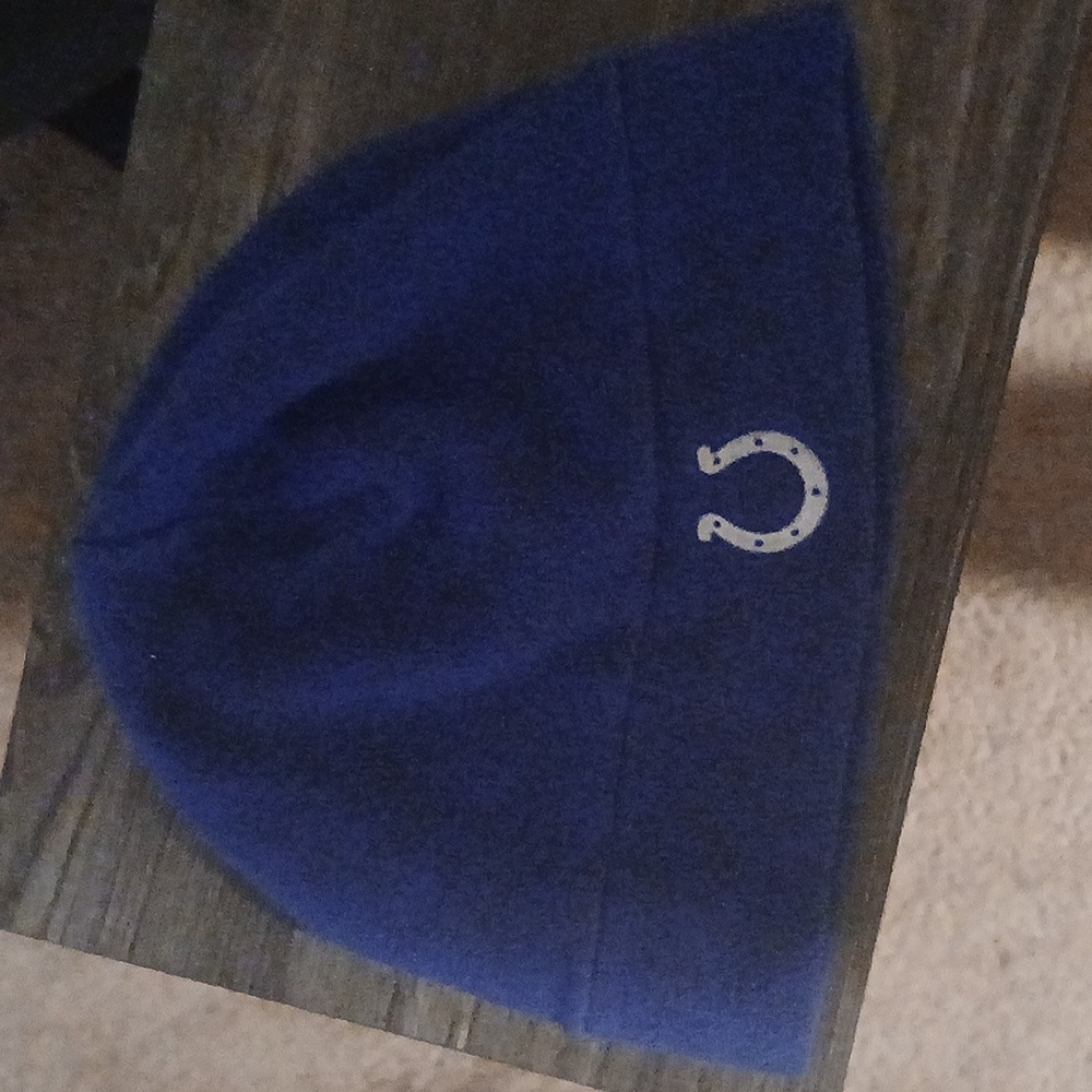 NFL Blue mens Indianapolis colts beanie